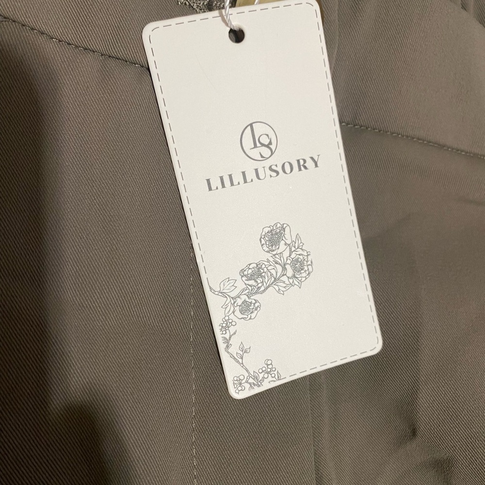 LILLUSORY Wide Leg Dress Pants Women's High Waisted Dressy Trousers MWT - Picture 11 of 11
